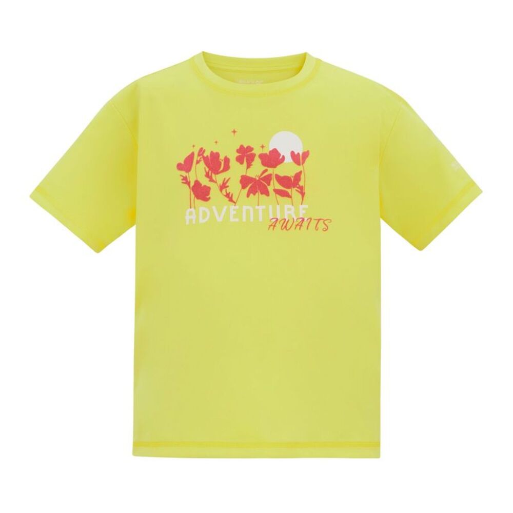 Regatta Childrens/Kids Aria Flowers T-Shirt / Canary Yellow